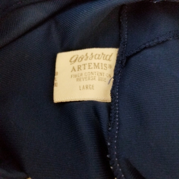 Vintage 70's 80's retro nylon mod style nightgown pajamas LARGE - Picture 3 of 6